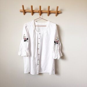 Made in Germany Floral Embroidered Blouse